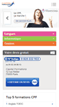 Mobile Screenshot of capital-formations.fr